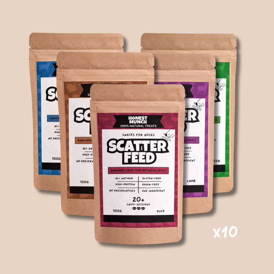 100% Natural Gently Air-Dried Scatter Feed - 10-Pack