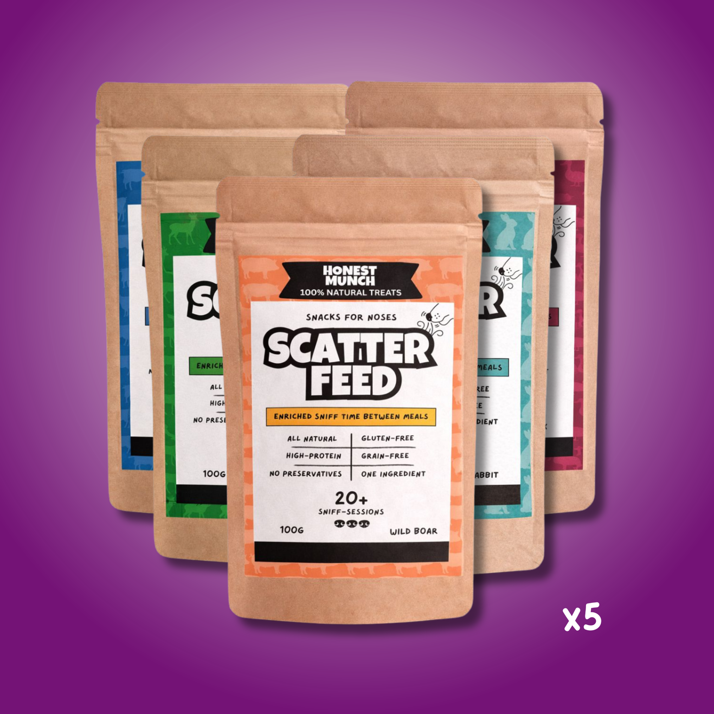 Scatter Feed Mixed 5-Pack