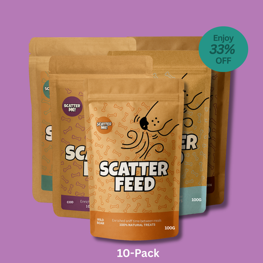 100% Natural Gently Air-Dried Scatter Feed - 10-Pack