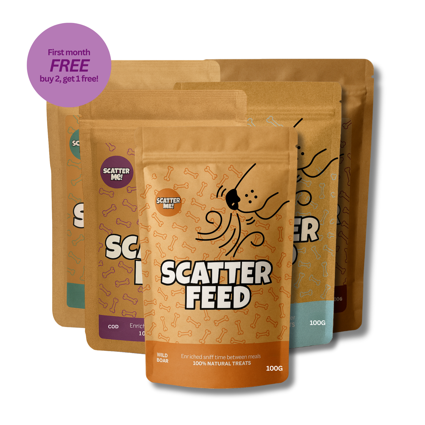 5-Pack Buy 2 Get 1 FREE - Sniff Starter Pack